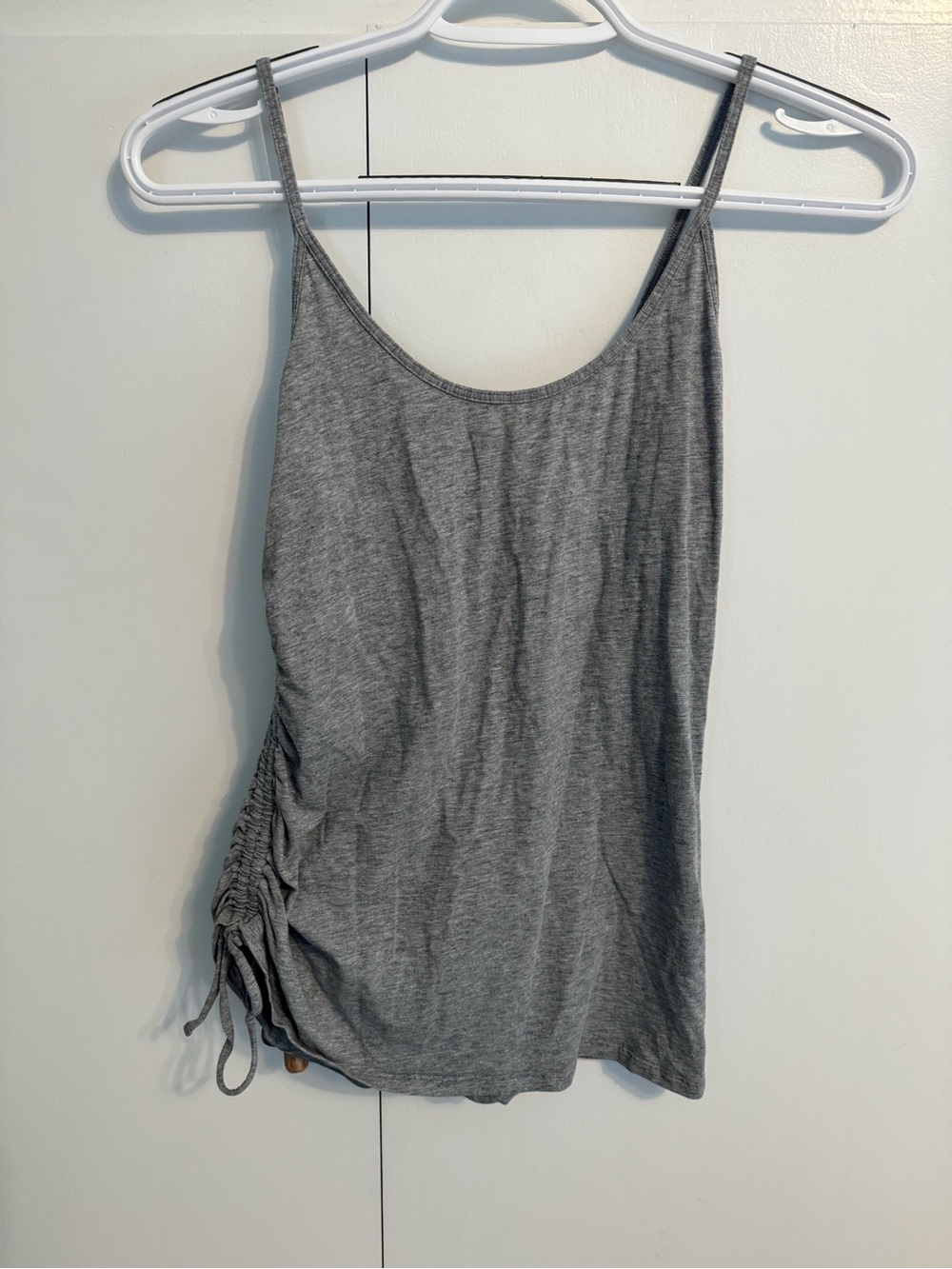 lululemon athletica Gray Ruched Side Tank Top 4